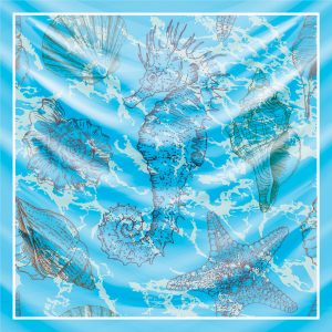 khăn bandana họa tiết biển - Mã 03 40