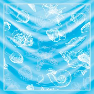 khăn bandana họa tiết biển - Mã 21 40