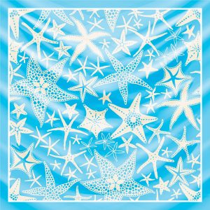 khăn bandana họa tiết biển - Mã 04 40