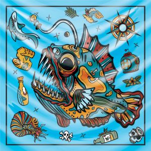 khăn bandana họa tiết biển - Mã 25 41 khăn bandana họa tiết biển - Mã 25 40