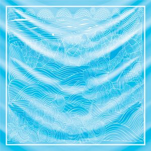 khăn bandana họa tiết biển - Mã 27 40