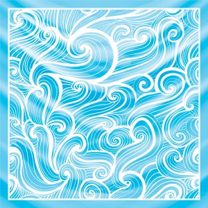 khăn bandana họa tiết biển - Mã 32 40