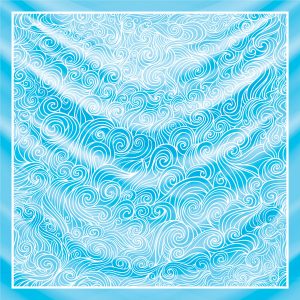 khăn bandana họa tiết biển - Mã 02 40