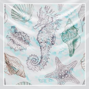 khăn bandana họa tiết biển - Mã 03 42