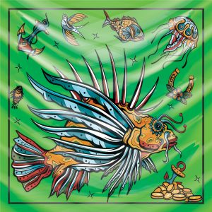 khăn bandana họa tiết biển - Mã 24 44