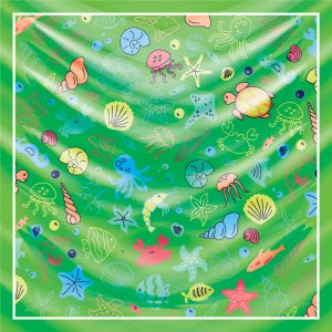 khăn bandana họa tiết biển - Mã 05 44