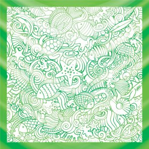 khăn bandana họa tiết biển - Mã 09 44