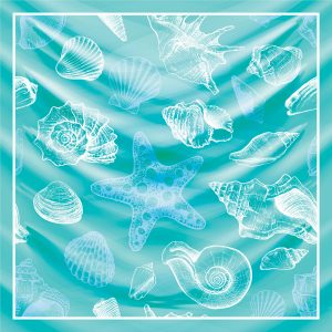 khăn bandana họa tiết biển - Mã 21 46