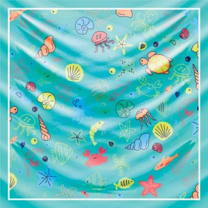 khăn bandana họa tiết biển - Mã 05 46