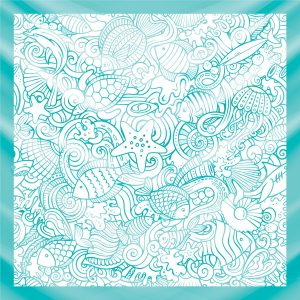 khăn bandana họa tiết biển - Mã 09 46