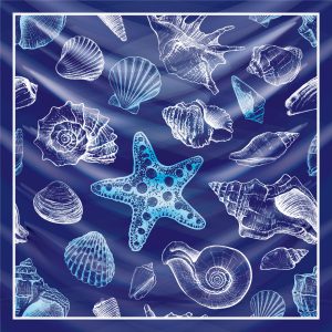 khăn bandana họa tiết biển - Mã 21 48