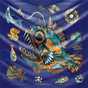 khăn bandana họa tiết biển - Mã 25 49 khăn bandana họa tiết biển - Mã 25 48