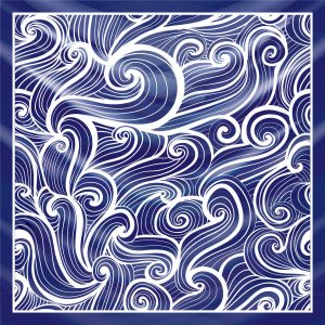 khăn bandana họa tiết biển - Mã 32 48