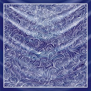 khăn bandana họa tiết biển - Mã 02 48