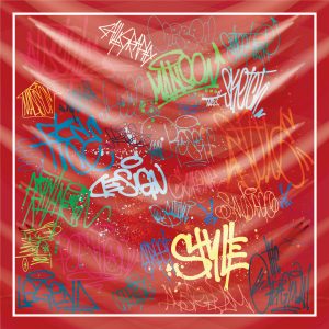 khăn bandana lụa silk họa tiết graffiti - hiphop - Mã 06 23 khăn bandana lụa silk họa tiết graffiti - hiphop - Mã 06 22