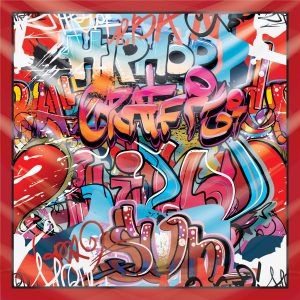 khăn bandana lụa silk họa tiết graffiti - hiphop - Mã 09 23 khăn bandana lụa silk họa tiết graffiti - hiphop - Mã 09 22