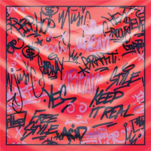 khăn bandana lụa silk họa tiết graffiti - hiphop - Mã 08 25 khăn bandana lụa silk họa tiết graffiti - hiphop - Mã 08 24