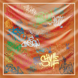 khăn bandana lụa silk họa tiết graffiti - hiphop - Mã 06 27 khăn bandana lụa silk họa tiết graffiti - hiphop - Mã 06 26