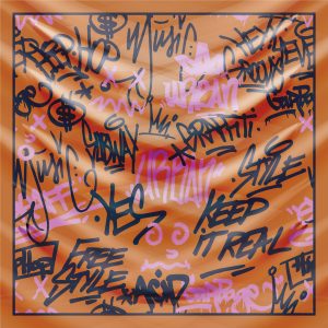 khăn bandana lụa silk họa tiết graffiti - hiphop - Mã 08 27 khăn bandana lụa silk họa tiết graffiti - hiphop - Mã 08 26