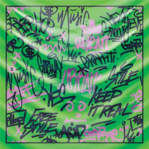 khăn bandana lụa silk họa tiết graffiti - hiphop - Mã 08 29 khăn bandana lụa silk họa tiết graffiti - hiphop - Mã 08 28