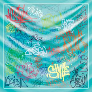khăn bandana lụa silk họa tiết graffiti - hiphop - Mã 06 31 khăn bandana lụa silk họa tiết graffiti - hiphop - Mã 06 30