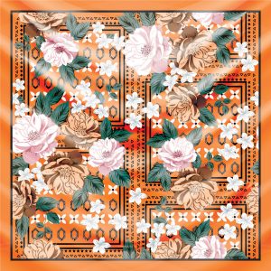 khăn bandana lụa silk họa tiết hoa - Mã 16 49 khăn bandana lụa silk họa tiết hoa - Mã 16 48