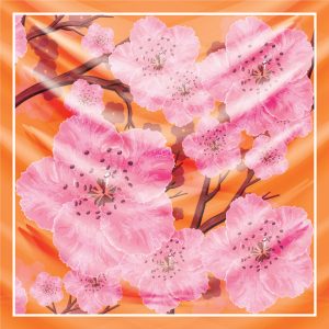 khăn bandana lụa silk họa tiết hoa - Mã 18 19 khăn bandana lụa silk họa tiết hoa - Mã 18 18