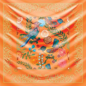 khăn bandana lụa silk họa tiết hoa - Mã 20 19 khăn bandana lụa silk họa tiết hoa - Mã 20 18