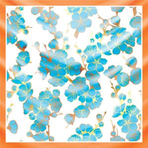 khăn bandana lụa silk họa tiết hoa - Mã 44 19 khăn bandana lụa silk họa tiết hoa - Mã 44 18