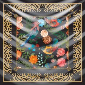 khăn bandana lụa silk họa tiết hoa - Mã 20 21 khăn bandana lụa silk họa tiết hoa - Mã 20 20