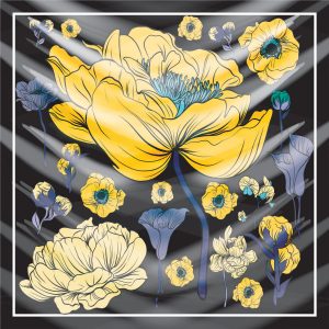 khăn bandana lụa silk họa tiết hoa - Mã 26 21 khăn bandana lụa silk họa tiết hoa - Mã 26 20