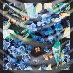 khăn bandana lụa silk họa tiết hoa - Mã 35 21 khăn bandana lụa silk họa tiết hoa - Mã 35 20