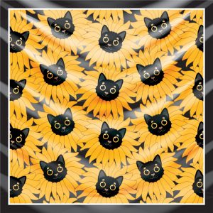 khăn bandana lụa silk họa tiết hoa - Mã 39 20