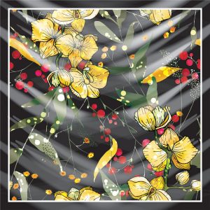 khăn bandana lụa silk họa tiết hoa - Mã 45 21 khăn bandana lụa silk họa tiết hoa - Mã 45 20