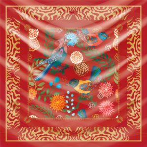 khăn bandana lụa silk họa tiết hoa - Mã 20 23 khăn bandana lụa silk họa tiết hoa - Mã 20 22