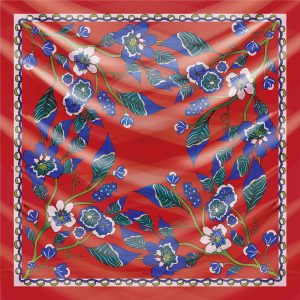 khăn bandana lụa silk họa tiết hoa - Mã 29 23 khăn bandana lụa silk họa tiết hoa - Mã 29 22