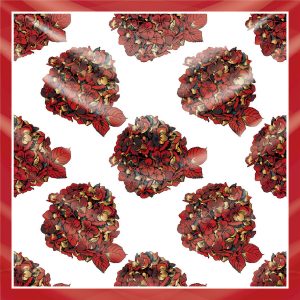 khăn bandana lụa silk họa tiết hoa - Mã 34 44