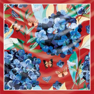 khăn bandana lụa silk họa tiết hoa - Mã 35 23 khăn bandana lụa silk họa tiết hoa - Mã 35 22