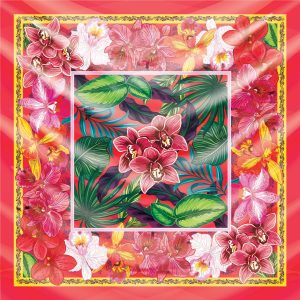 khăn bandana lụa silk họa tiết hoa - Mã 15 25 khăn bandana lụa silk họa tiết hoa - Mã 15 24