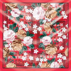 khăn bandana lụa silk họa tiết hoa - Mã 16 23 khăn bandana lụa silk họa tiết hoa - Mã 16 22