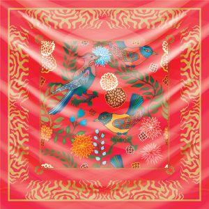 khăn bandana lụa silk họa tiết hoa - Mã 20 25 khăn bandana lụa silk họa tiết hoa - Mã 20 24