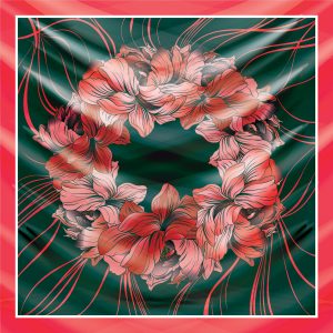 khăn bandana lụa silk họa tiết hoa - Mã 28 25 khăn bandana lụa silk họa tiết hoa - Mã 28 24