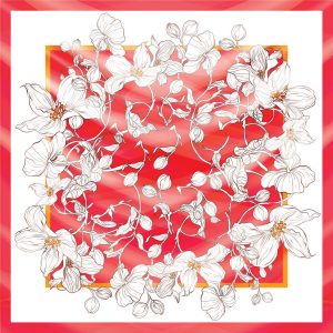 khăn bandana lụa silk họa tiết hoa - Mã 04 25 khăn bandana lụa silk họa tiết hoa - Mã 04 24