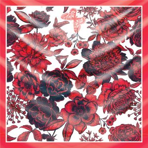 khăn bandana lụa silk họa tiết hoa - Mã 07 25 khăn bandana lụa silk họa tiết hoa - Mã 07 24