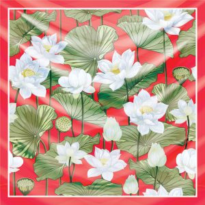 khăn bandana lụa silk họa tiết hoa - Mã 10 25 khăn bandana lụa silk họa tiết hoa - Mã 10 24