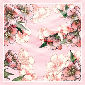 khăn bandana lụa silk họa tiết hoa - Mã 17 41 khăn bandana lụa silk họa tiết hoa - Mã 17 40