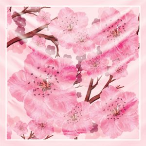 khăn bandana lụa silk họa tiết hoa - Mã 18 27 khăn bandana lụa silk họa tiết hoa - Mã 18 26