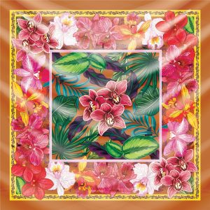 khăn bandana lụa silk họa tiết hoa - Mã 15 29 khăn bandana lụa silk họa tiết hoa - Mã 15 28