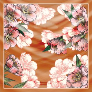 khăn bandana lụa silk họa tiết hoa - Mã 17 39 khăn bandana lụa silk họa tiết hoa - Mã 17 38