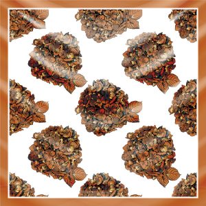 khăn bandana lụa silk họa tiết hoa - Mã 34 38